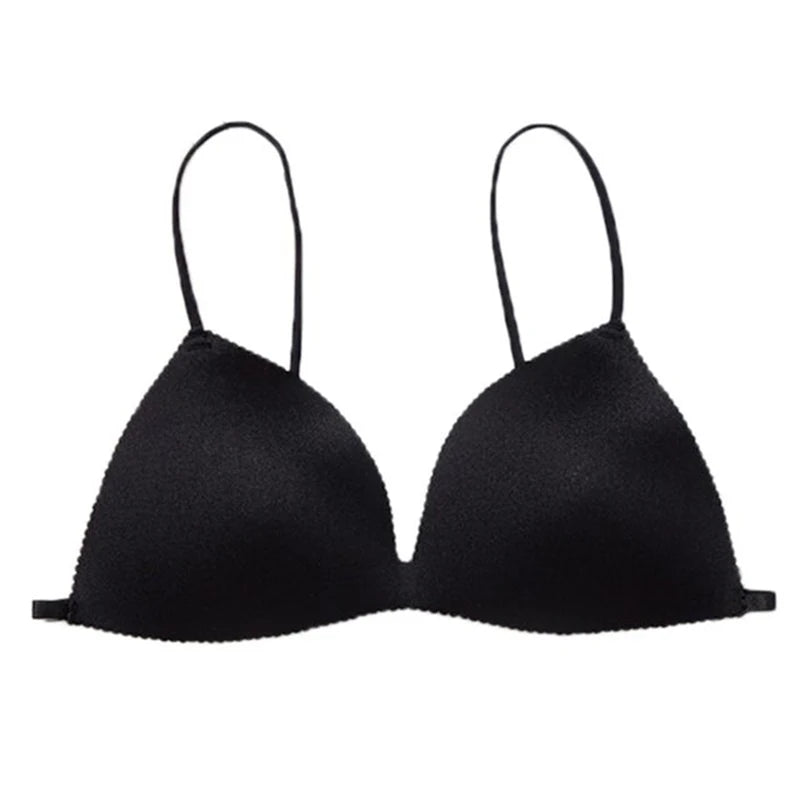 Women Bra Seamless Underwear Women Ultra-thin Blackless Underwear No Steel Ring Comfortable Invisible Strapless Bra Push Up Bra