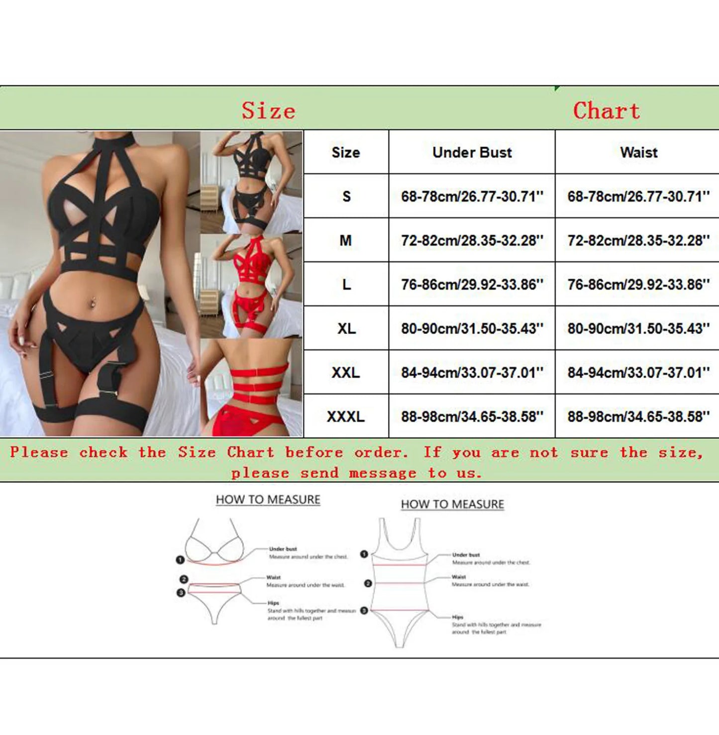 Bandage Hollow Out Strap Halter Exotic Lingeries Set For Women Low Waist Push Up Babydoll Corset Underwear Porn Lenceria Sets