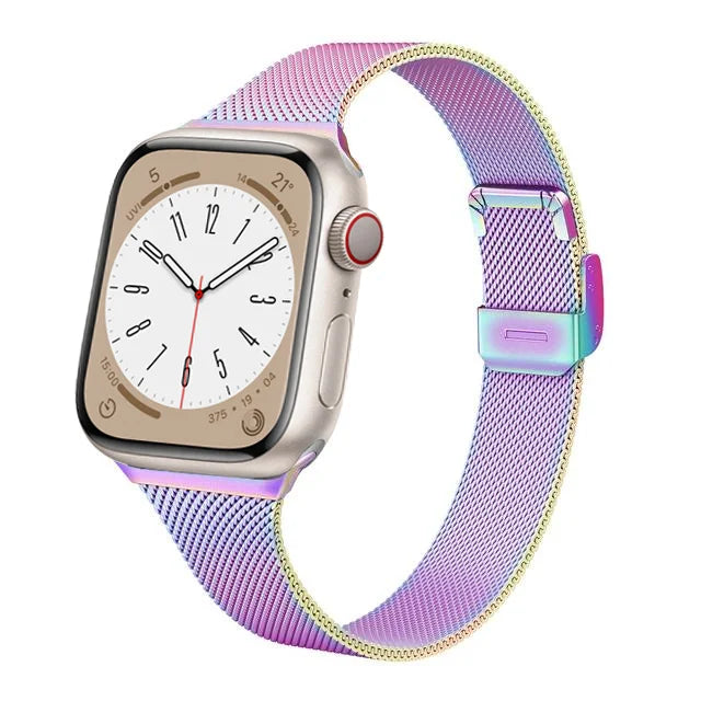 Milanese Strap for Apple Watch 44mm 40mm 45mm 41mm 42mm 38mm 49mm Metal Bracelet iWatch Series Ultra 8 7 6 5 4 3 SE 44 45mm band