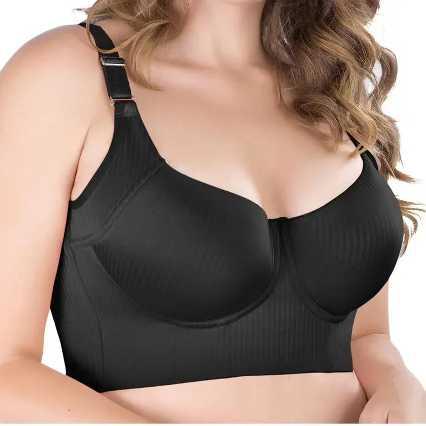 Large Women Deep Cup Bra Hide Back Fat Bra Shapewear Incorporated Full Back Coverage Push Up Sports Bras Lenceria Femenina