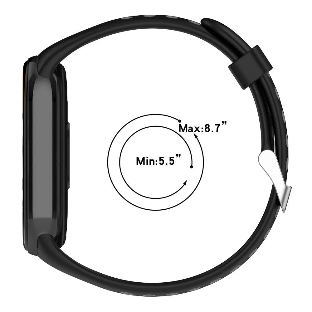 Silicone Strap for Xiaomi Mi Band 8 SmartWatch Breathable Sport Bracelet Replacement Color Wristband for MiBand 8 NFC Watchband