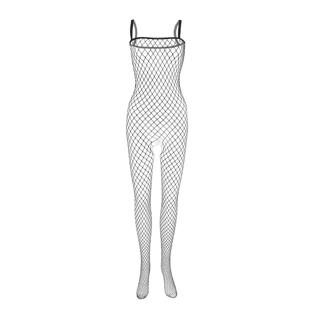 Hot Man Outfit Men's Bodysuit Fishnet Bodystockings Guy Jumpsuit Sissy Open Crotch Erotic Underwear lenceria para hombre