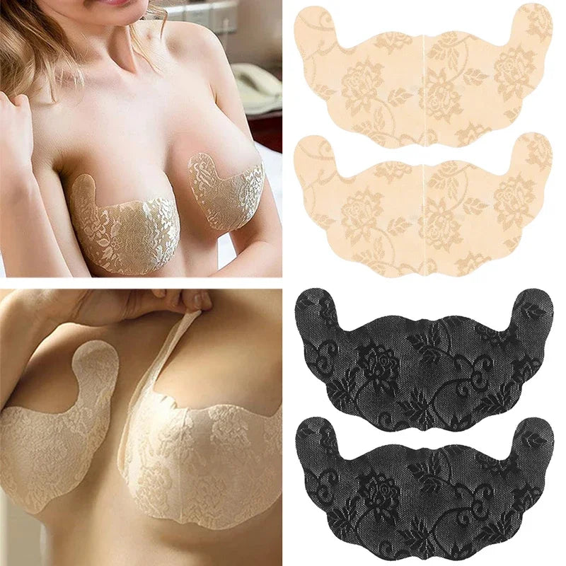 2 Pairs Bra Push Up Stickers Plus Size Women