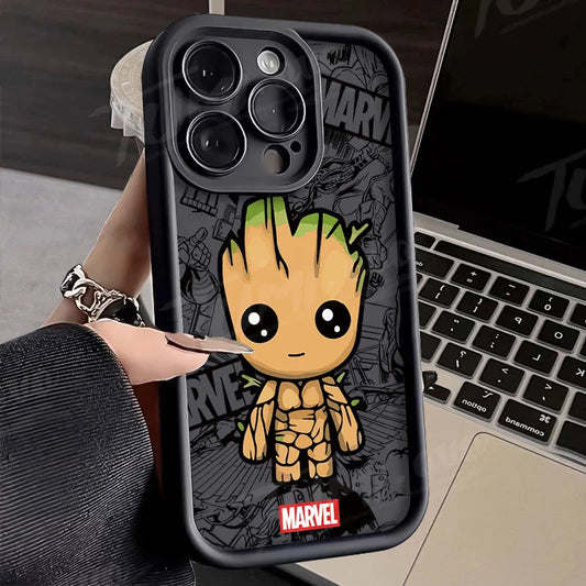 Marvel Spider Man Soft Silicone Phone Case for iPhone 15 Pro Max 14 Max 13 ProMax 12 11 X XS XR 7 8 Plus SE 2020 Back Cover