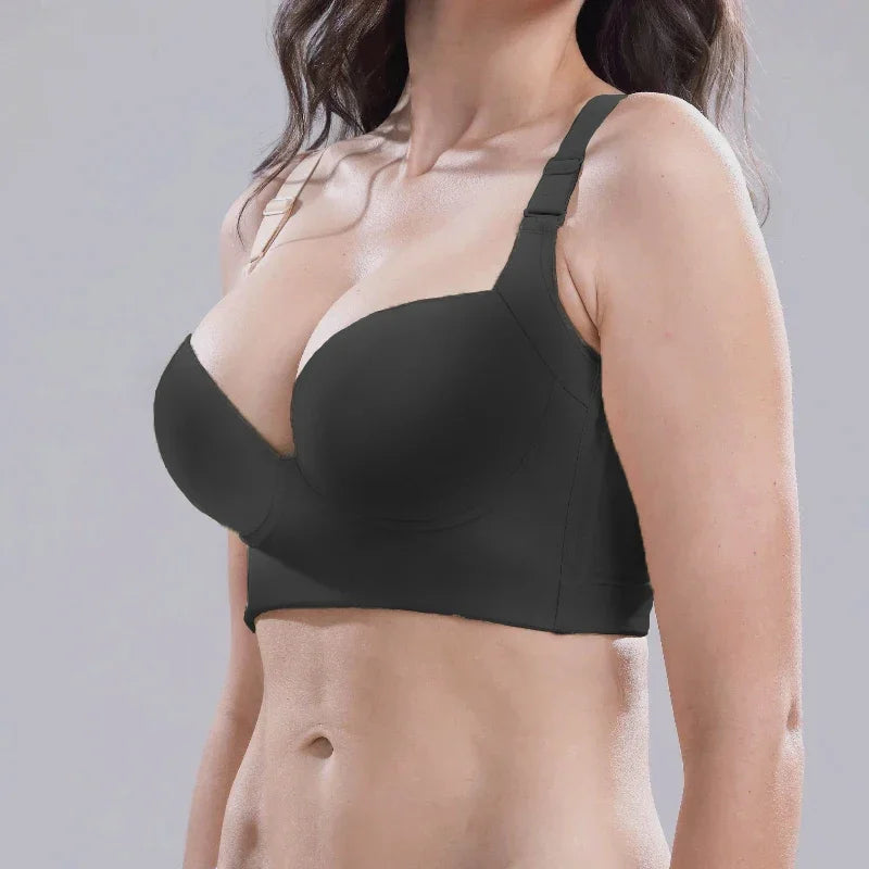 Large Women Deep Cup Bra Hide Back Fat Bra Shapewear Incorporated Full Back Coverage Push Up Sports Bras Lenceria Femenina