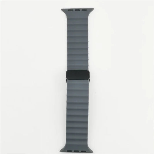 Magnetic Buckle Strap For Apple Watch Band Ultra 2 49mm 45mm 44mm 40mm 41mm 38 42mm Silicone Bracelet iWatch Series 7 6 3 se 8 9